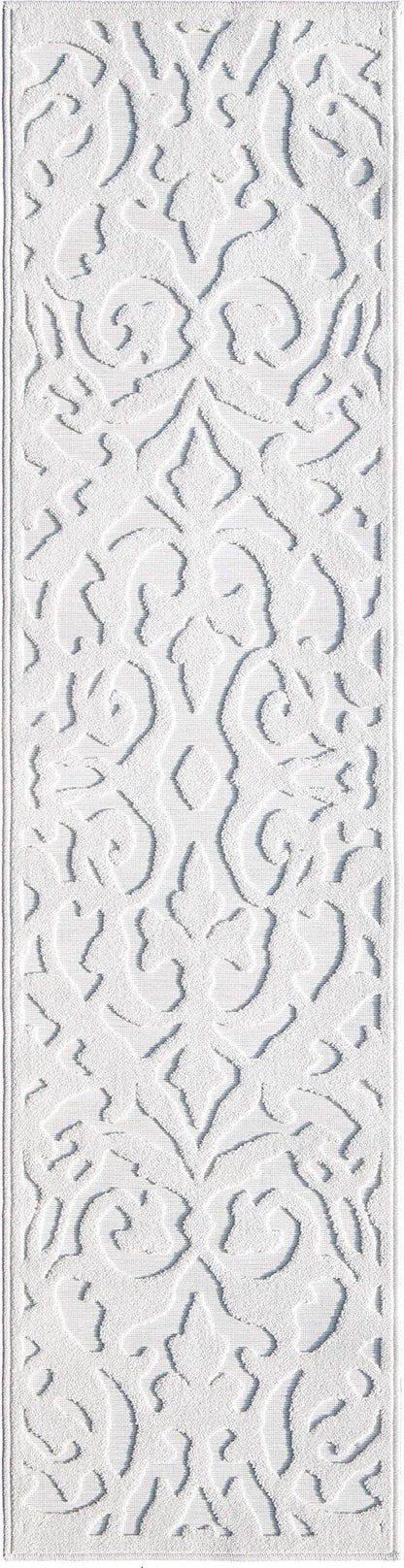 My Texas House Lady Bird Area Rug 1.11x7.6 Indoor Outdoor, Natural