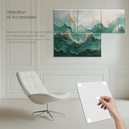 6-Pack Acoustic Wall Panels 72x48 Inch Decorative Acoustic Panels Sound Absorbing Wall Art for Studio Office Home Easy Installation