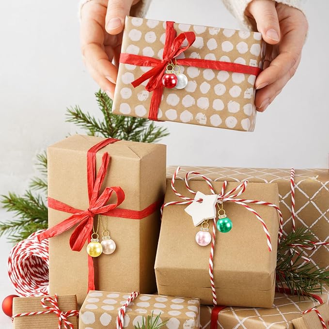 120Pcs Christmas Mini Ball Ornaments,0.6" Glitter Multicolor Christmas Ball,Xmas Tree Hanging Decorations Pendants for Party,Decor,Outdoor,Indoor,DIY,Craft,Holiday Supply,Gift Fillers