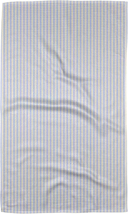 GEOMETRY Kitchen Towels Quick Dry Microfiber Premium Towel Cute Banana Lines 1 Pack