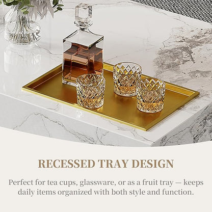 Modern Coffee Table for Living Room, 51.2" L arge Rectangle Living Room Table Sintered Stone Tabletop with Gold Stainless Steel Legs, Center Table for Home Office