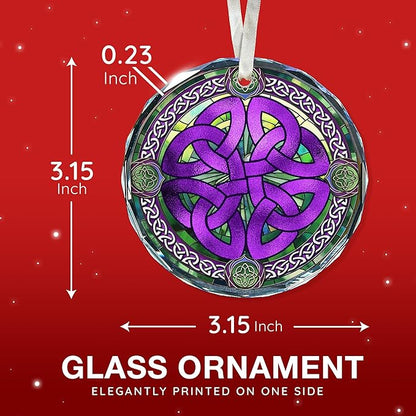Celtics Ornament for Christmas - Special Celtic Knot Design, Ideal Gift for Celtics Fans, Perfect Celtic Ornament for Christmas Tree Decoration, Unique Celtic Gifts for Holiday Season