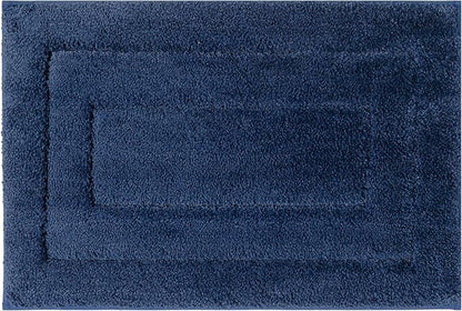 GRANNY SAYS Navy Bathroom Rugs, Bath Mats for Bathroom Non-Slip, Super Soft and Water Absorbent, Microfiber Bath Rugs Washable, Large Bath Rugs for Floor, Tub and Shower, 36" x 24"