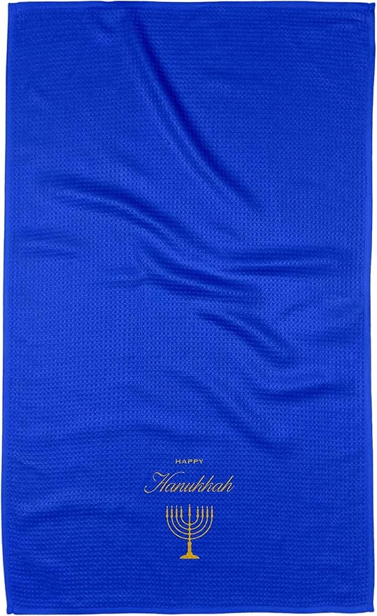 GEOMETRY Christmas Kitchen Towels Quick Dry Microfiber Premium Towel Happy Hanukkah 1 Pack
