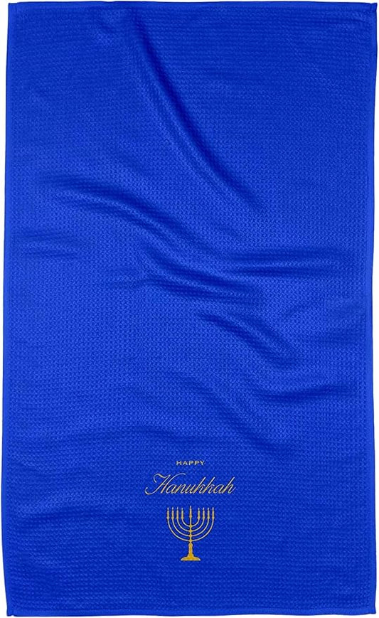 GEOMETRY Christmas Kitchen Towels Quick Dry Microfiber Premium Towel Happy Hanukkah 1 Pack