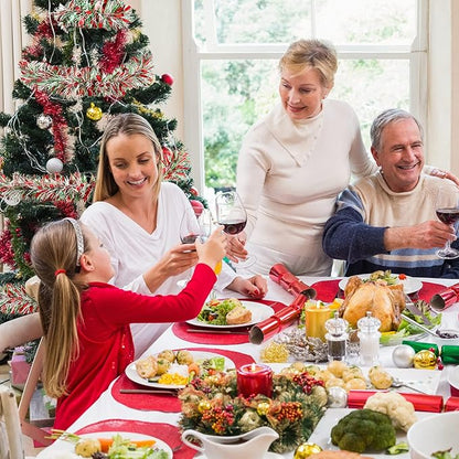 50 Feet Christmas Tinsel Garland Metallic Twist Garland Xmas Tree Decorations Wedding Birthday New Year Hanging Ornaments Party Supplies 3 Inch(Red, Green, White)