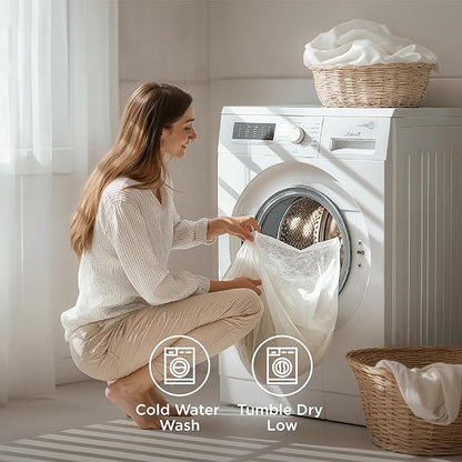 Bedsure King Size Comforter Set - White Tufted Boho Bed Set, Farmhouse Shabby Chic Embroidery Bedding for All Seasons, 3 Pieces, 1 Soft Jacquard King Comforter and 2 Pillow Shams