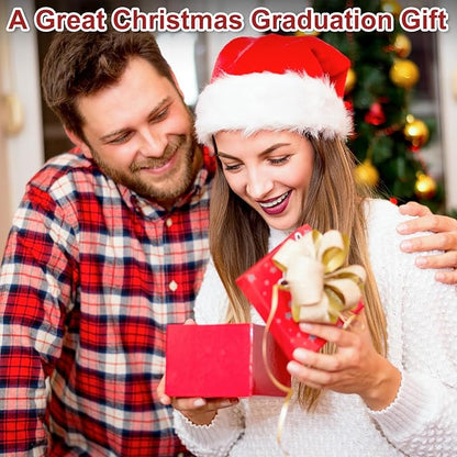 COCHIE Metal Class of 2025 Picture Frame Ornaments for Tree Stocking Decorations, Personalized Xmas Graduation Photo Frame Ornament Keepsake, Christmas Graduate Gifts Ideas