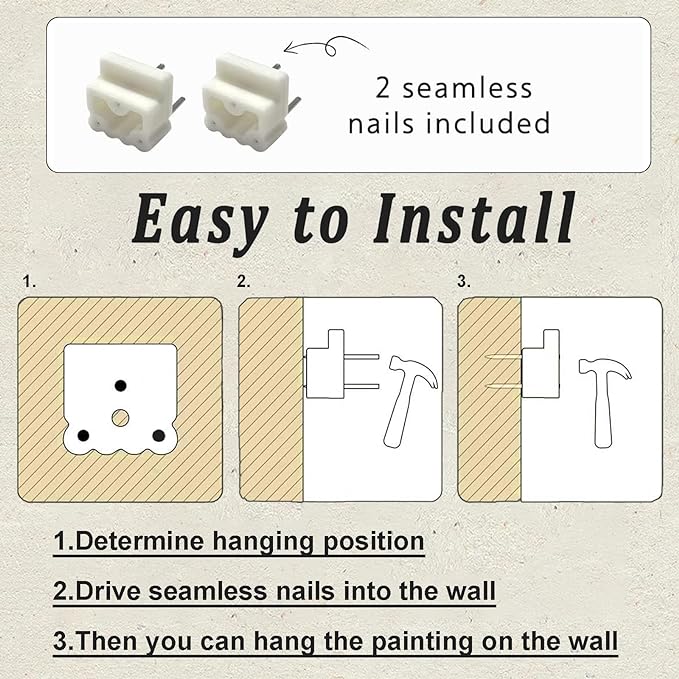 KBKBART Vintage Wall Art, Retro European Village Country Framed Canvas Art Prints Painting Farmhouse Decor, Rustic Impressionism Scenic Landscape Wall Decor for Bathroom, Bedroom Living Room, Vintage Wall Decor(9"x11")