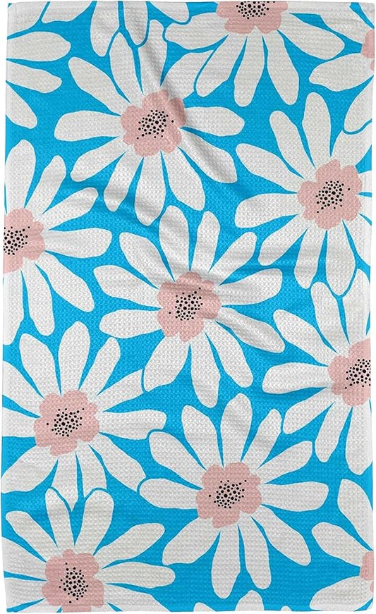 GEOMETRY Kitchen Towels Quick Dry Microfiber Premium Towel Sweet Spring 1 Pack