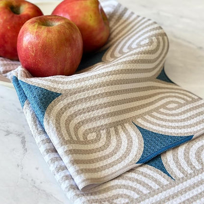 HONED Kitchen Dish Towels Lightweight Absorbent Decorative Tea Towels Quick Dry Waffle Towels 18x30