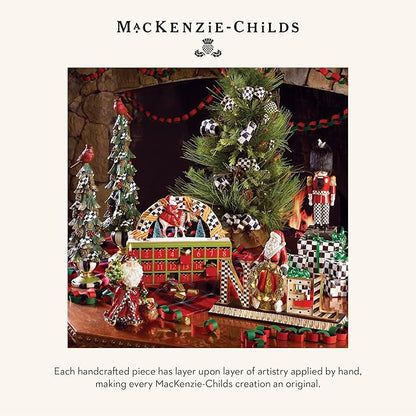 MACKENZIE-CHILDS Toyland Tin Train, Christmas Tabletop Decor, Holiday Train Decor