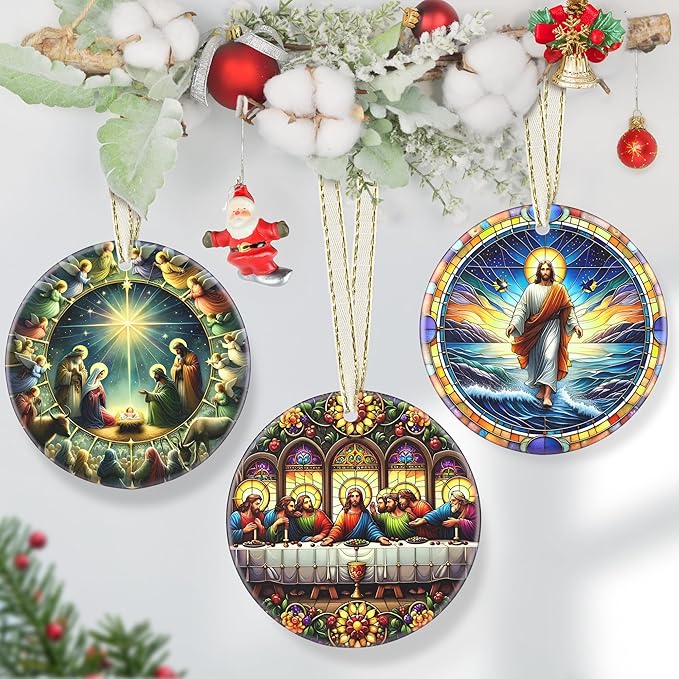 Nativity Christian Gift - Last Supper Ornament for Christmas Tree