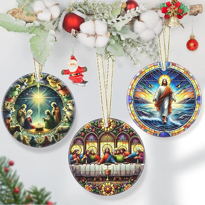 Nativity Christian Gift - Last Supper Ornament for Christmas Tree