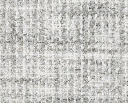 Signature Design by Ashley Maitelynn Contemporary Sofa with Accent Pillows, Reversible Cushions and Sloped Arms, Light Gray