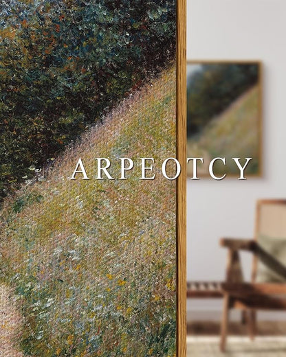 ARPEOTCY Framed Canvas Wall Art Prints, 24×36 Inch, Vintage Monet Prints for Wall Decor, Large Hanging Art for Bedroom, Living Room, Bathroom, Office