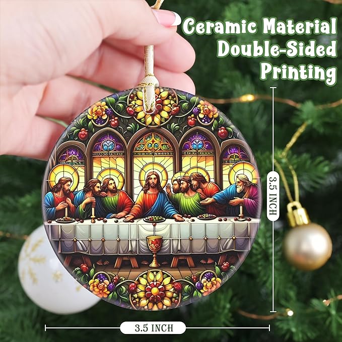 Nativity Christian Gift - Last Supper Ornament for Christmas Tree