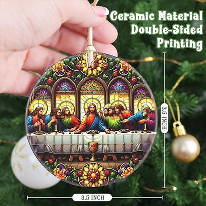 Nativity Christian Gift - Last Supper Ornament for Christmas Tree