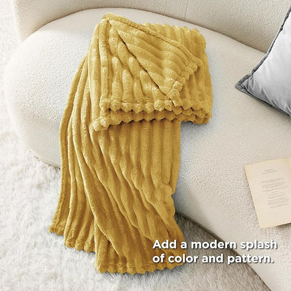 Bedsure GentleSoft Honey Fleece Blanket for - Cozy Soft Blankets for Women, Cute Small Throws for Girls, 60x80 Inches