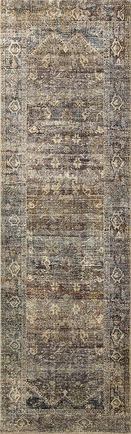 Loloi Amber Lewis Morgan Collection MOG-05 Spice Lagoon 5'-0" x 7'-0" .38" Pile Height Area Rug