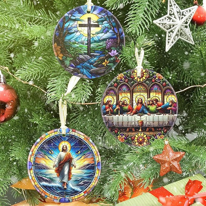 Nativity Christian Gift - Last Supper Ornament for Christmas Tree
