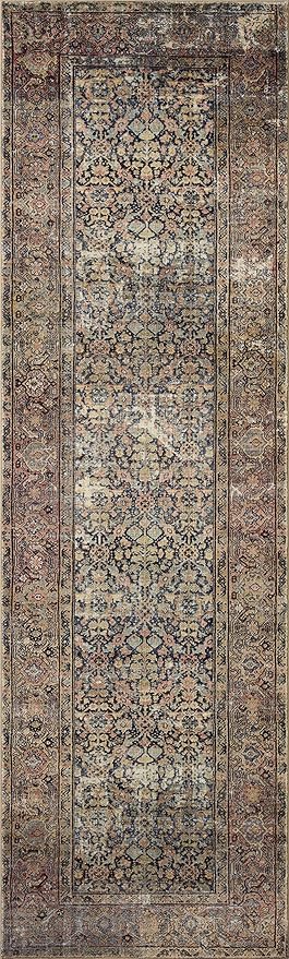 Loloi Amber Lewis Morgan Collection MOG-03 Denim Multi 2'-3" x 11'-6" .38" Runner Rug