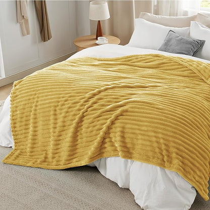 Bedsure GentleSoft Honey California King Size Blanket for - Cozy Soft Blankets for Women, Cute Small Fleece Throws for Girls, Birthday Gifts for Women, 102x96 Inches