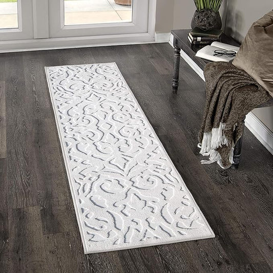 My Texas House Lady Bird Area Rug 1.11x7.6 Indoor Outdoor, Natural