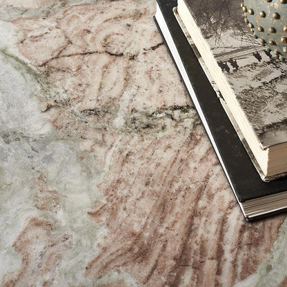 SAFAVIEH Couture Collection Nicoletta White/Brown Marble Coffee Table