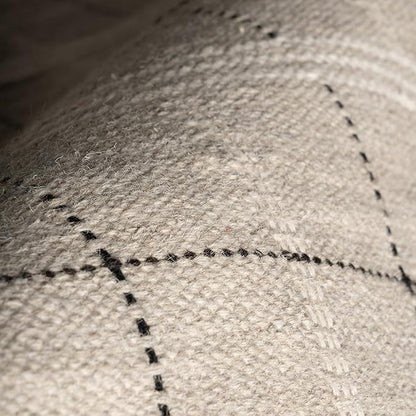 Rugs USA x Nate Berkus Downing Plaid Wool Cozy Area Rug, 8' 6" x 11' 6", Grey