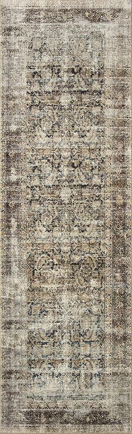 Loloi Amber Lewis Morgan Collection MOG-02 Navy Sand 7'-3" x 9'-3" .38" Area Rug