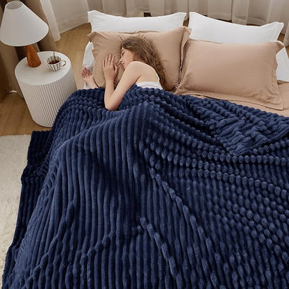 Bedsure GentleSoft Blue California King Size Blanket for - Cozy Soft Blankets for Women, Cute Small Fleece Throws for Girls, Birthday Gifts for Women, 102x96 Inches