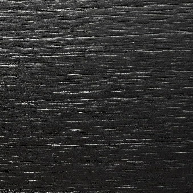 Mellow Naturalista Classic 16 Inch Solid Wood Platform Bed with Wooden Slats, Black, Queen