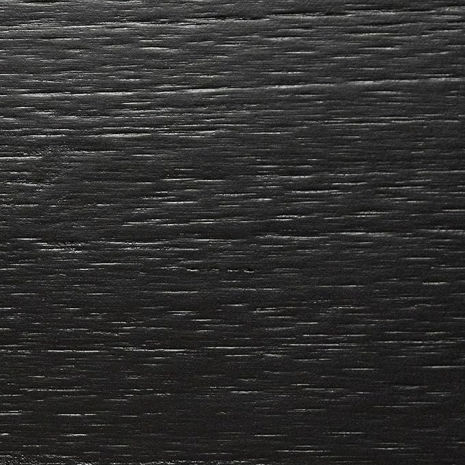 Mellow Naturalista Classic 16 Inch Solid Wood Platform Bed with Wooden Slats, Black, Full