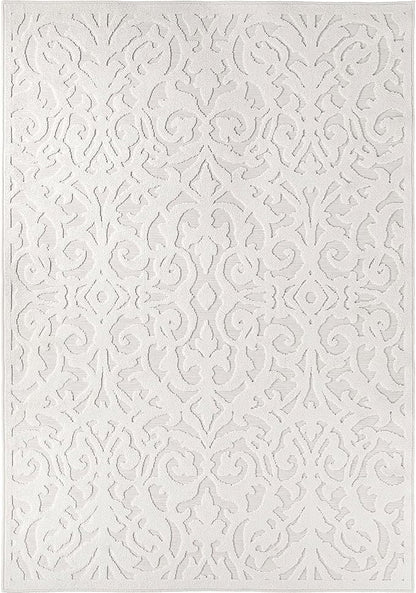 My Texas House Lady Bird Area Rug 5.2x7.6 Indoor Outdoor, Natural