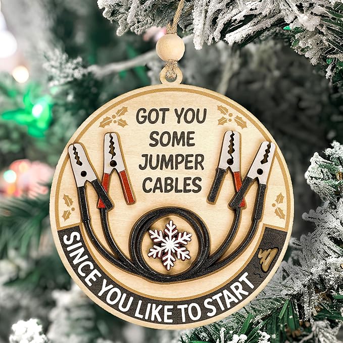 Funny Christmas Ornaments – White Elephant Gifts - Friendship Ornament - Gag Gift Holiday Ornament for Friends - Family - Coworkers – Hilarious Novelty Xmas Tree Decoration 2025