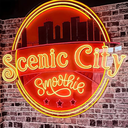 Custom Neon Sign, Personalized UV Printed LED Neon Sign LoGo Customizable for Business, Salon Beauty Nail Studios Light Up Name Sign, Images Neon Lighting Customized