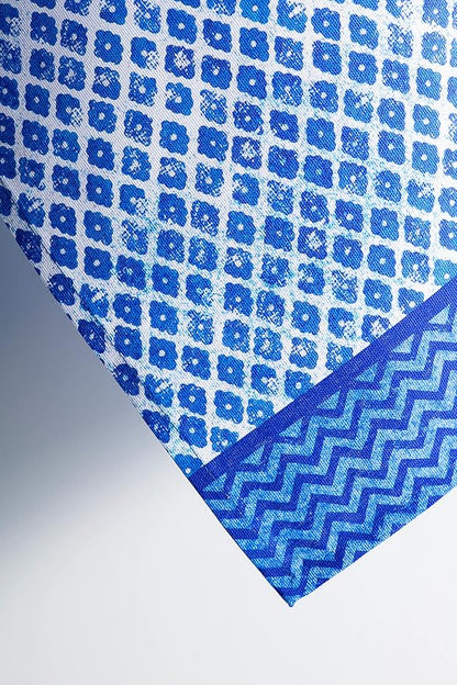 Maison d'Hermine Dish Towels 100% Cotton Absorbent Indigo Love Set of 3 Spring Summer