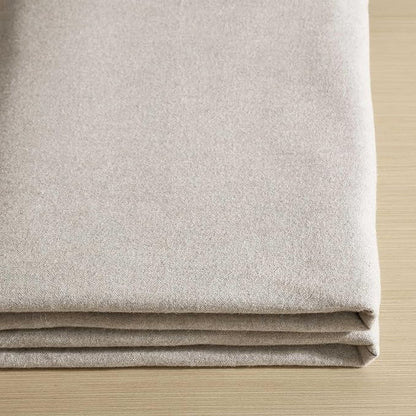 Calvin Klein - King Bed Sheets, Soft Melange Flannel Bedding Set with Deep Pockets, Oeko-TEX Certified (Melange Flannel Natural, King)