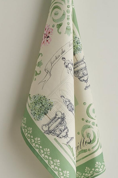 Maison d'Hermine Dish Towels 100% Cotton Absorbent Jardin Du Roy Set of 2