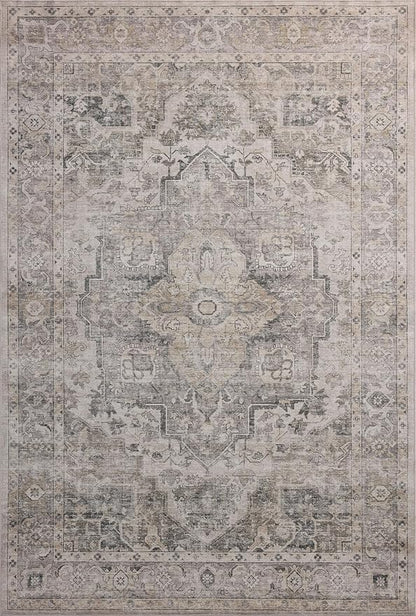 Loloi Amber Lewis Josie Collection JOS-03 Silver Natural 2'-6" x 10'-0" .13" Runner Rug