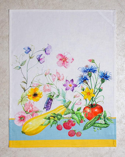 Maison d'Hermine Dish Towels 100% Cotton Absorbent Giverny Set of 3 Spring Summer