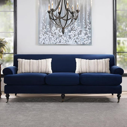 Jennifer Taylor Home Alana Lawson Sofa, Navy Blue
