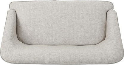 Christopher Knight Home Justus Mid Century Modern Fabric Loveseat, Beige Natural