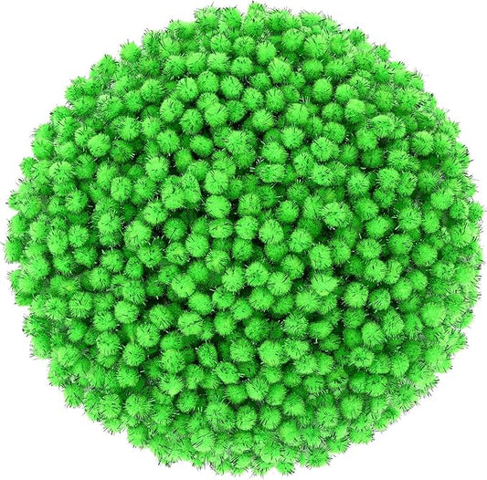 SEPGLITTER Christmas Pom Poms Balls, 1000 Pieces Light Green Glitter Pompoms Pom Poms for Crafts Making DIY Holiday Christmas Decorations Supplies (0.47inch/1.2cm )
