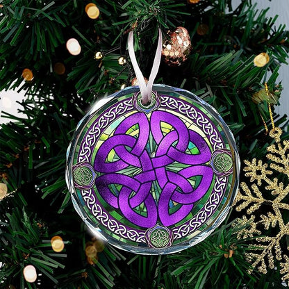 Celtics Ornament for Christmas - Special Celtic Knot Design, Ideal Gift for Celtics Fans, Perfect Celtic Ornament for Christmas Tree Decoration, Unique Celtic Gifts for Holiday Season