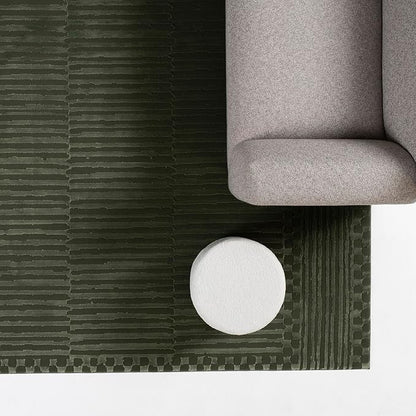 Revival Rugs Soloba 10'6" x 14'3" Washable Area Rug for Living Room Bedroom - 100% Recycled Oeko-TEX Certified, Medium Pile, Green