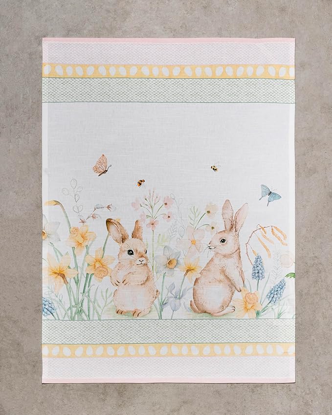 Maison d'Hermine Dishcloths 100% Cotton Multi-Purpose Easter Dew Set of 3 Spring Summer