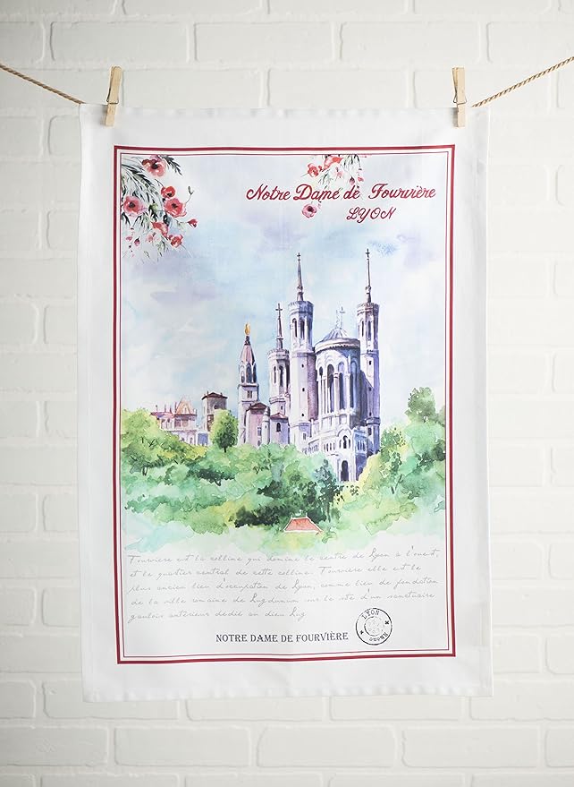 Maison d'Hermine Obernai Cotton Kitchen Towels Set of 3 20x27.5