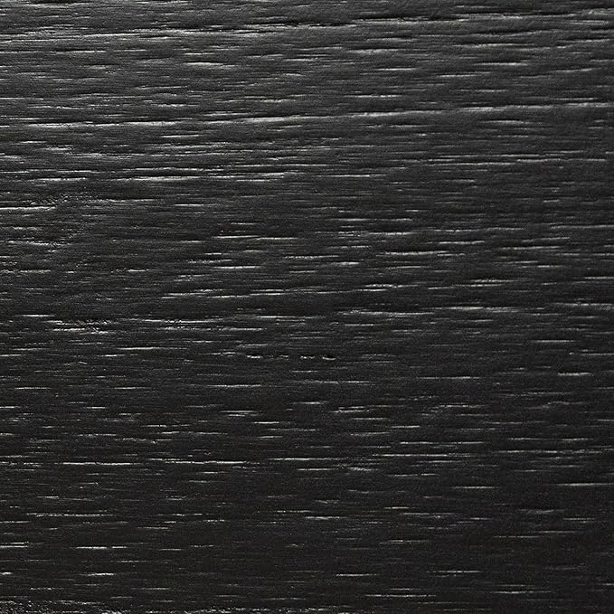 Mellow Naturalista Grand 12 Inch Solid Wood Platform Bed with Wooden Slats, Easy Assembly, Twin, Black